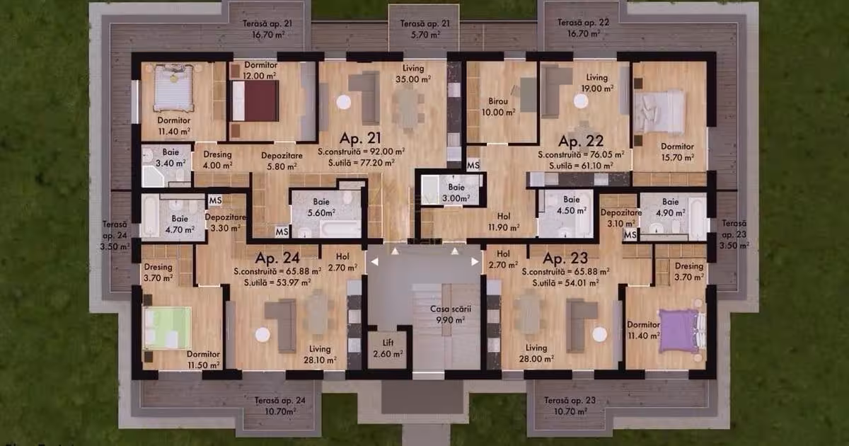 Apartament decomandat cu 2 camere în zona Micro 17, Satu Mare