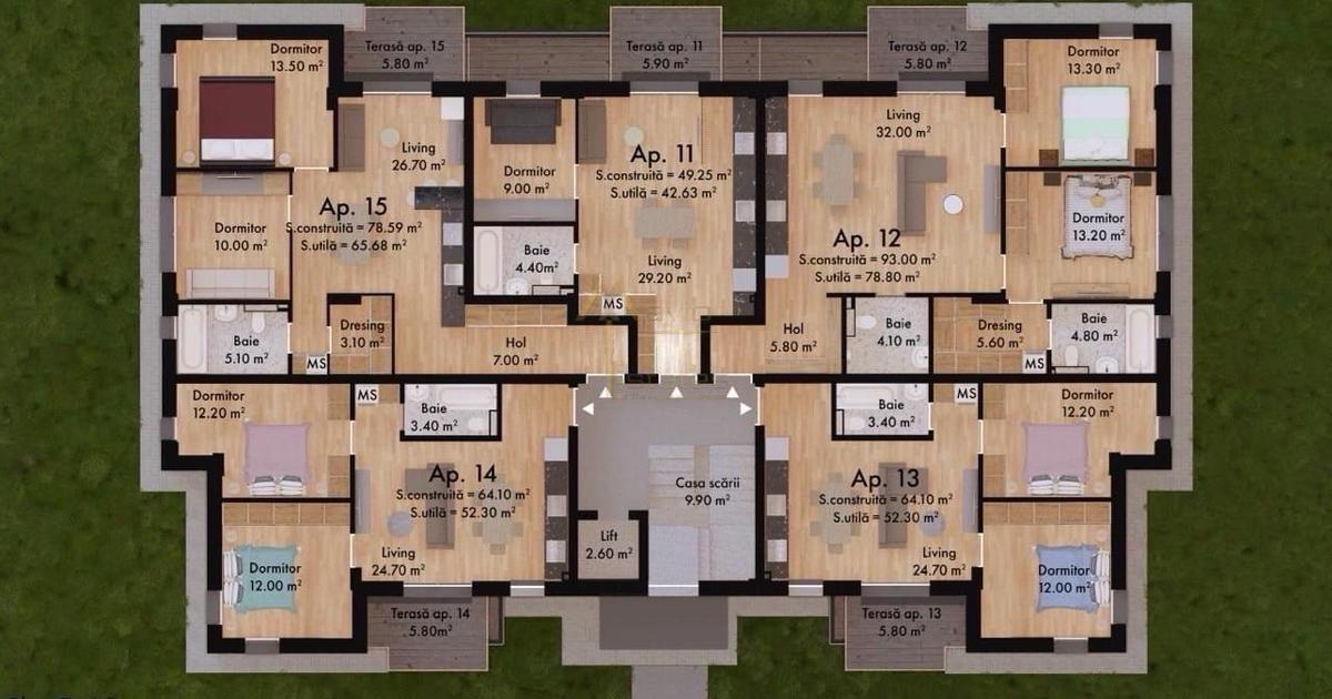 Apartament semidecomandat cu 3 camere în zona Micro 17, Satu Mare