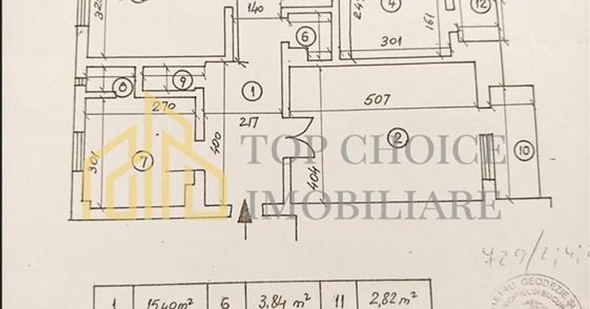 Apartament semidecomandat cu 3 camere în zona Băneasa, Sector 1