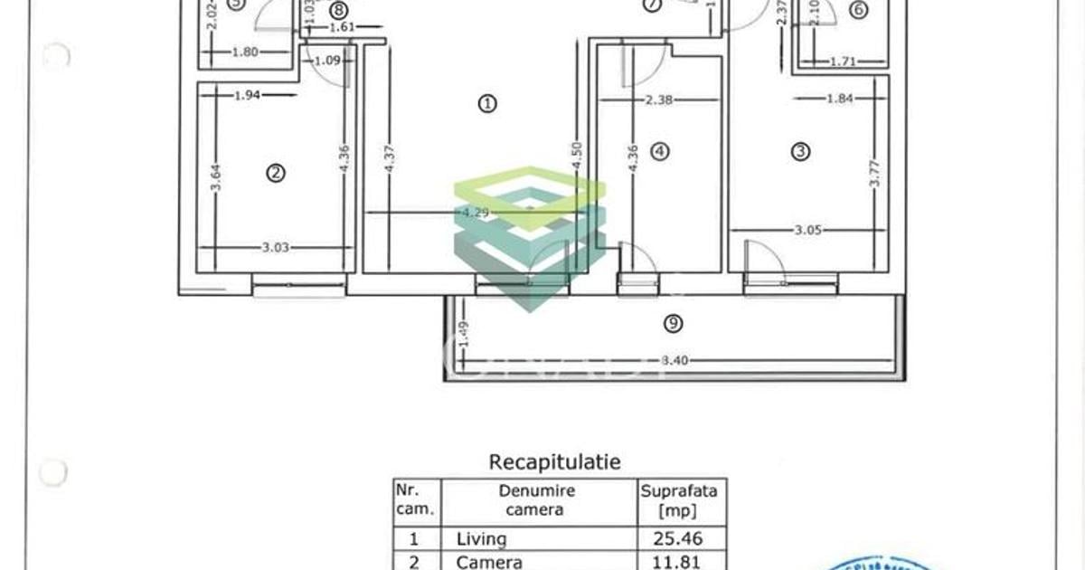 Apartament semidecomandat cu 3 camere în zona Domenii, Sector 1
