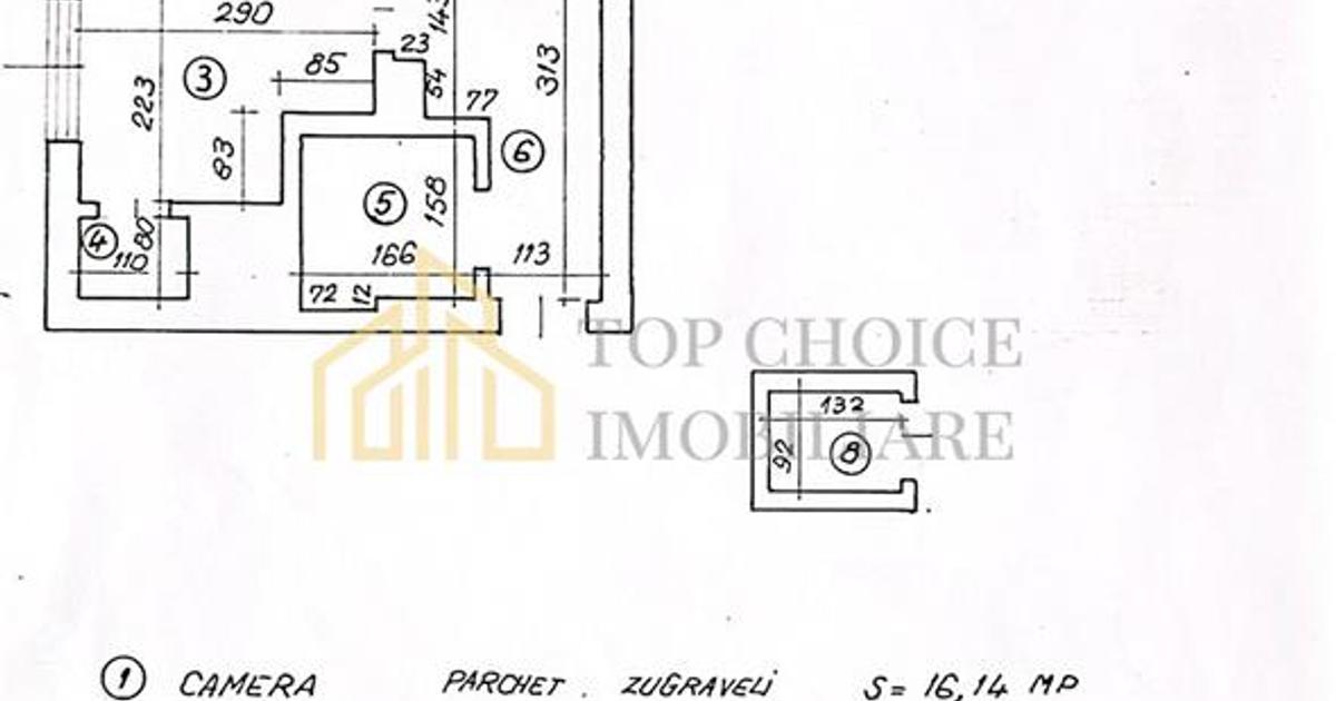 Apartament semidecomandat cu 2 camere în zona Floreasca, Sector 1