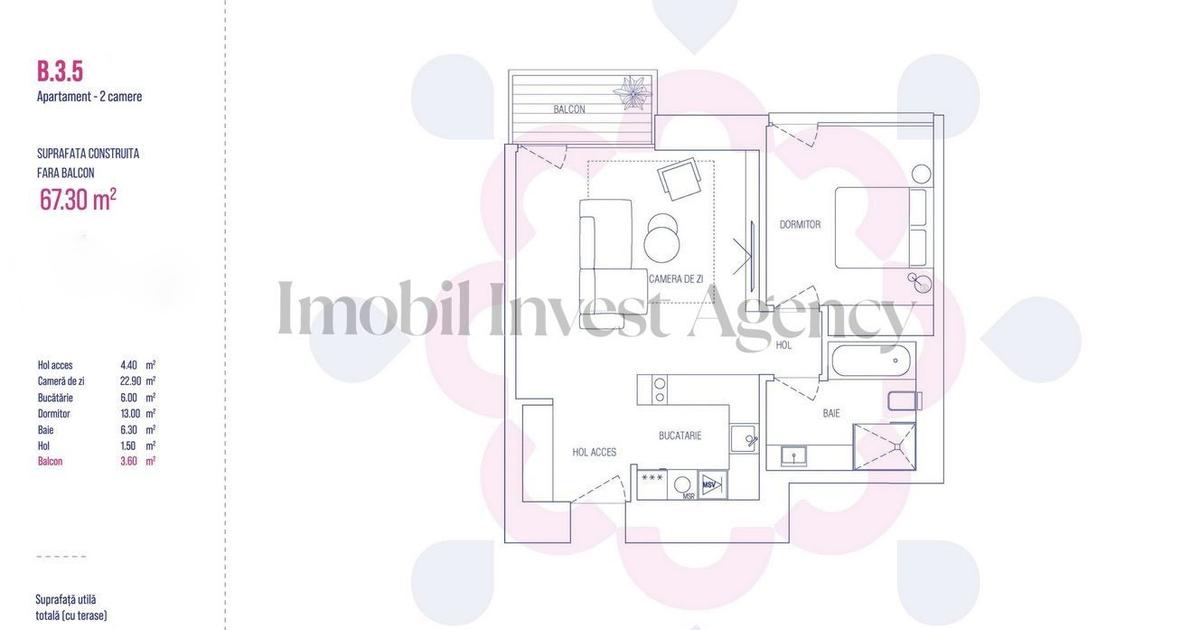 Apartament semidecomandat cu 2 camere în zona Floreasca, Sector 1