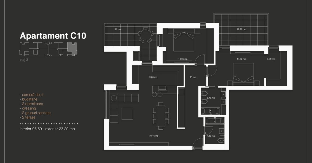 Apartament decomandat cu 2 camere în zona Iancu Nicolae, Sector 1