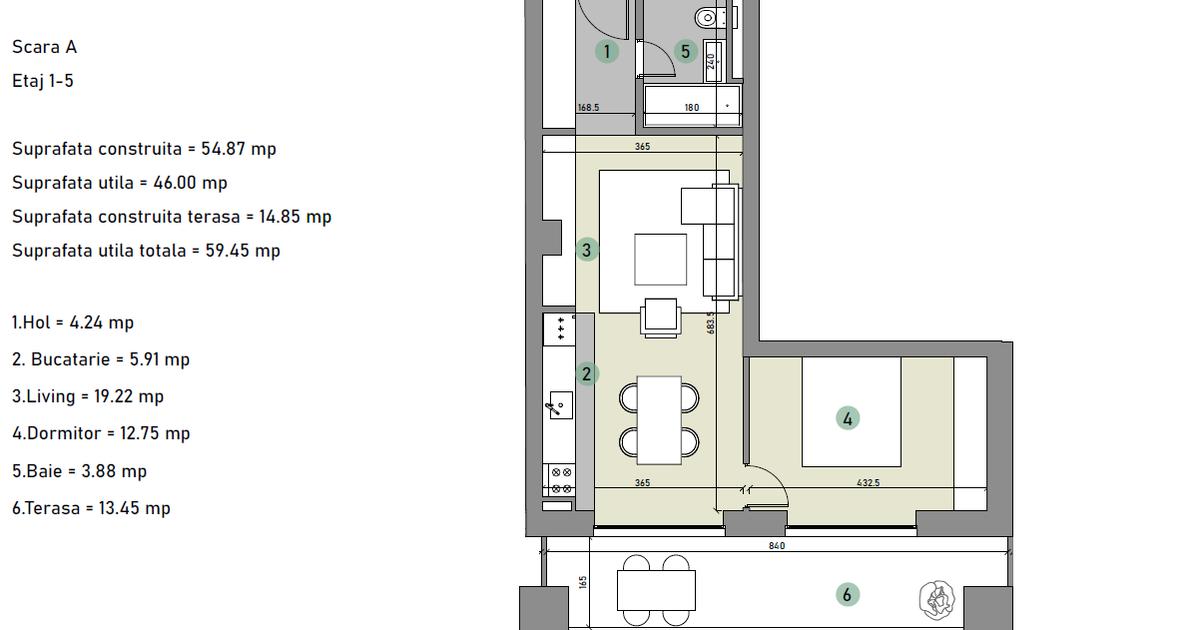 Apartament decomandat cu 3 camere în zona P-ta Presei Libere, Sector 1