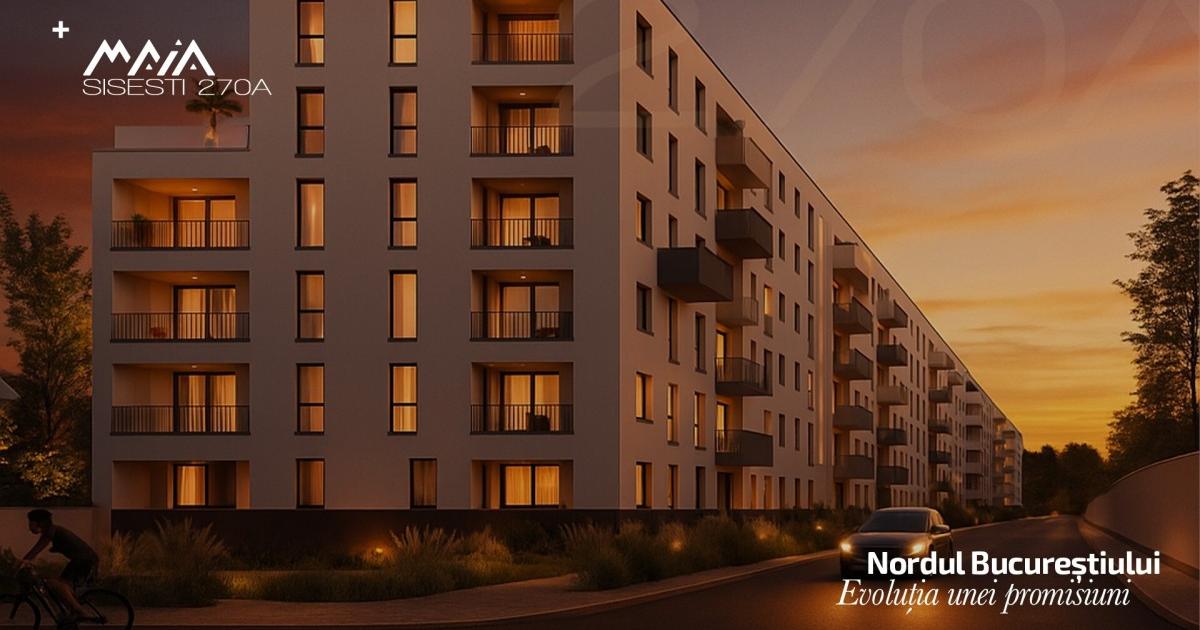 Apartament decomandat cu 2 camere în zona Sisești, Sector 1