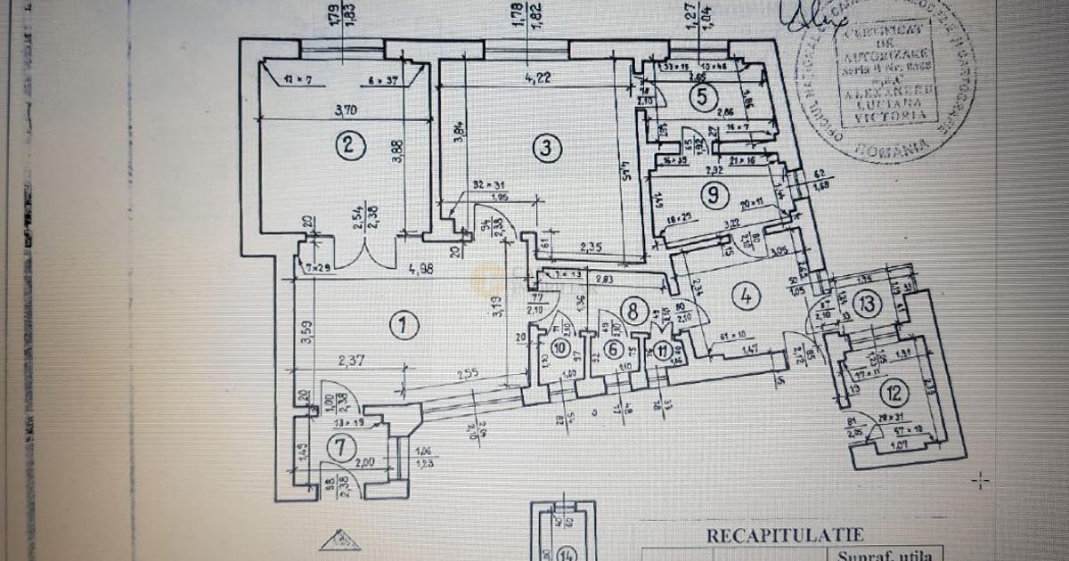 Apartament circular cu 3 camere în zona Armeneasca, Sector 2