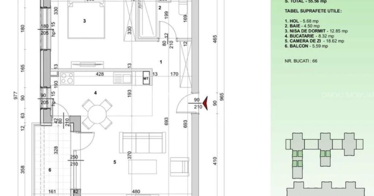 Apartament 56 mp cu 2 camere în zona Bucur Obor, Sector 2