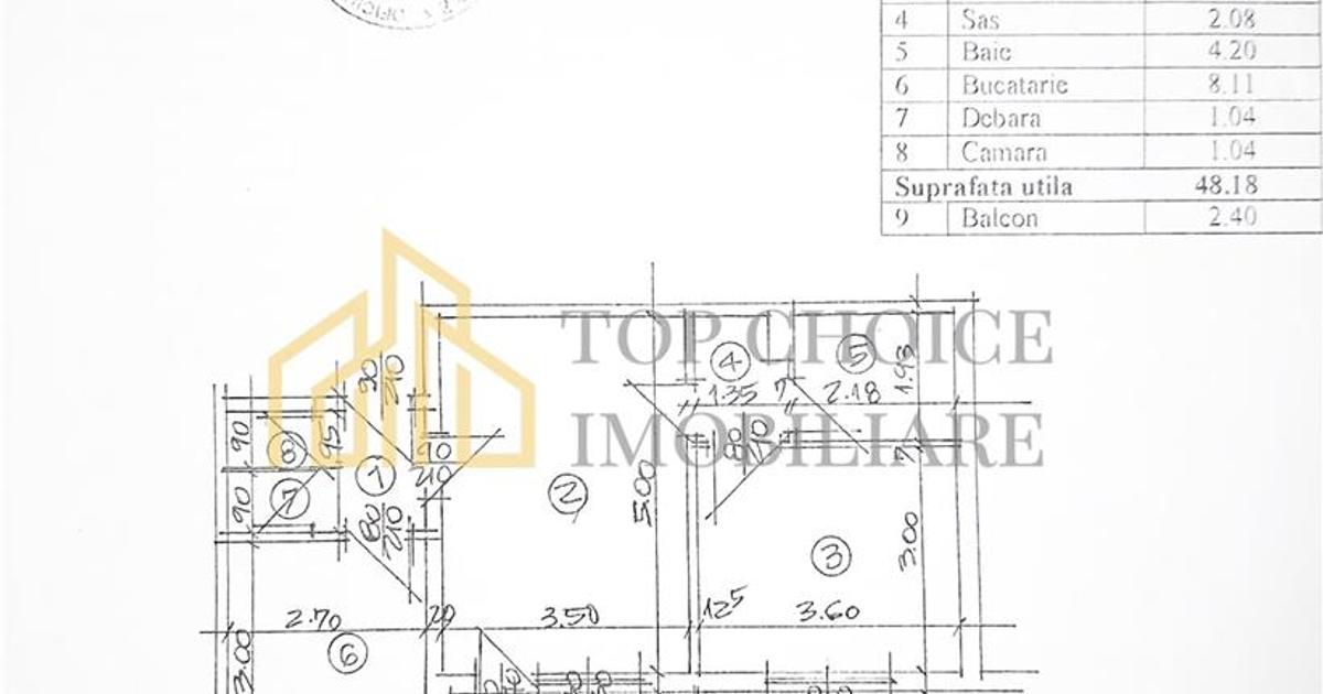 Apartament decomandat cu 2 camere în zona Moșilor, Sector 2