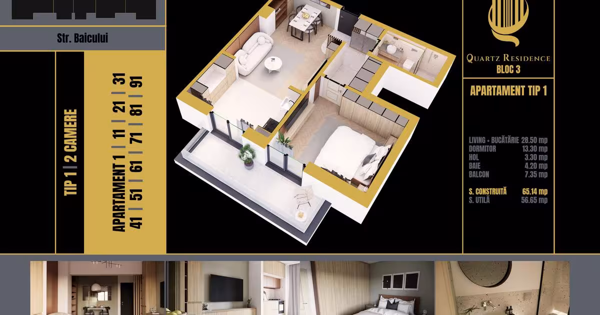 Apartament decomandat cu 2 camere în zona Obor, Sector 2