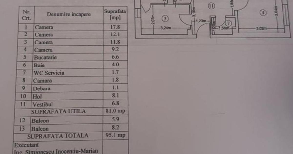 Apartament decomandat cu 4 camere în zona Pantelimon, Sector 2