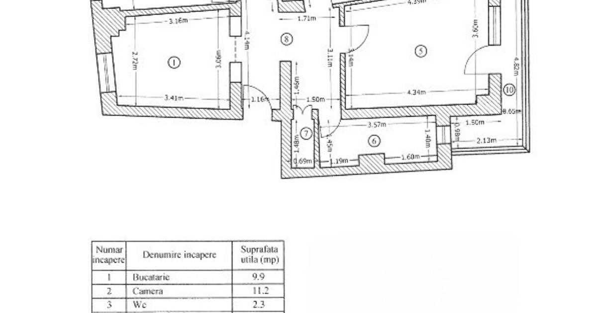 Apartament decomandat cu 3 camere în zona Basarabia, Sector 3