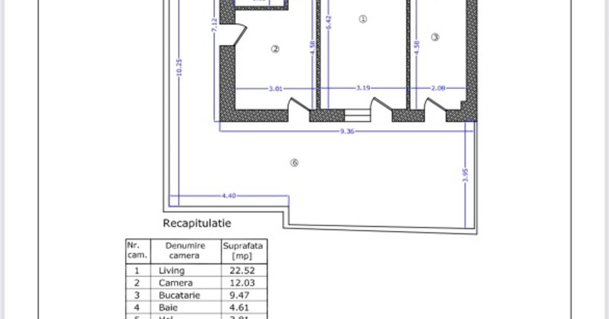 Apartament decomandat cu 2 camere în zona Dristor, Sector 3