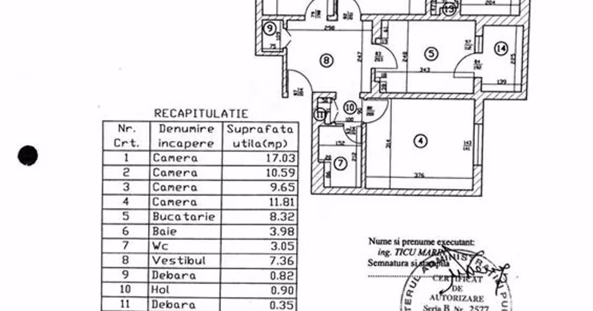 Apartament decomandat cu 4 camere în zona Dristor, Sector 3