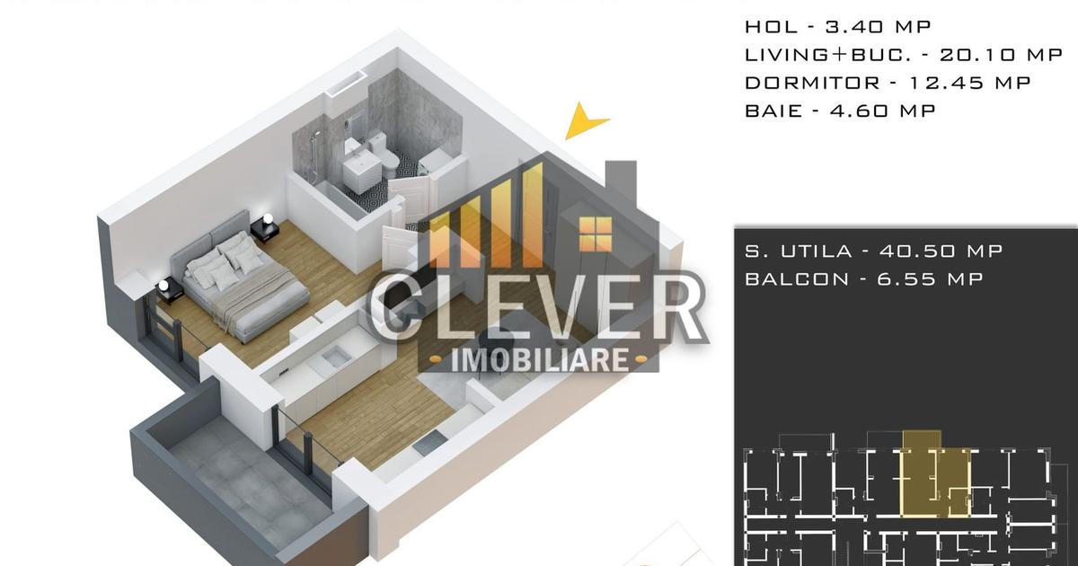 Apartament decomandat cu 2 camere în zona Theodor Pallady, Sector 3
