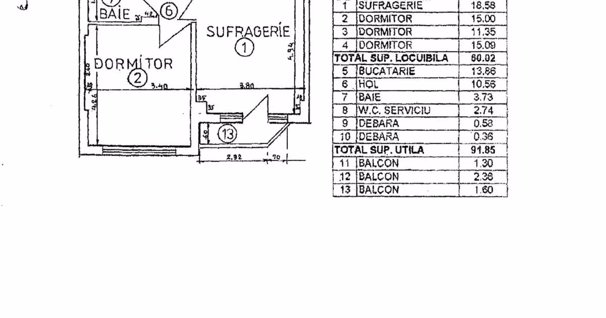 Apartament decomandat cu 4 camere în zona Unirii, Sector 3