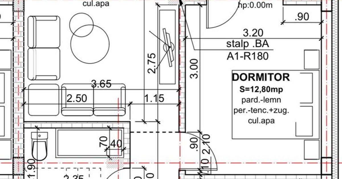 Apartament semidecomandat cu 3 camere în zona Giurgiului, Sector 4