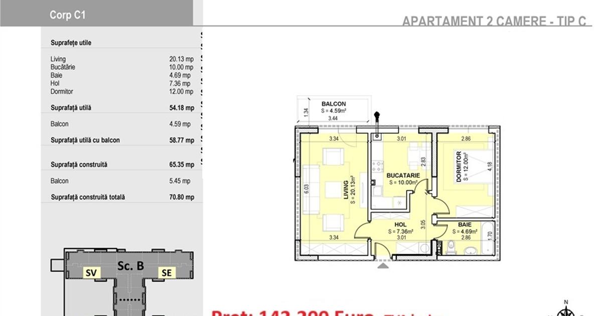 Apartament decomandat cu 2 camere în zona Militari, Sector 6