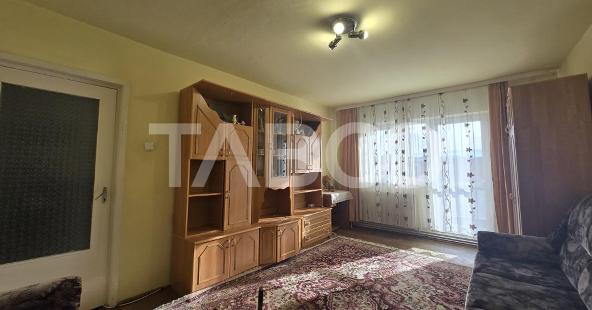 Apartament decomandat cu 2 camere în zona Ștrand, Sibiu