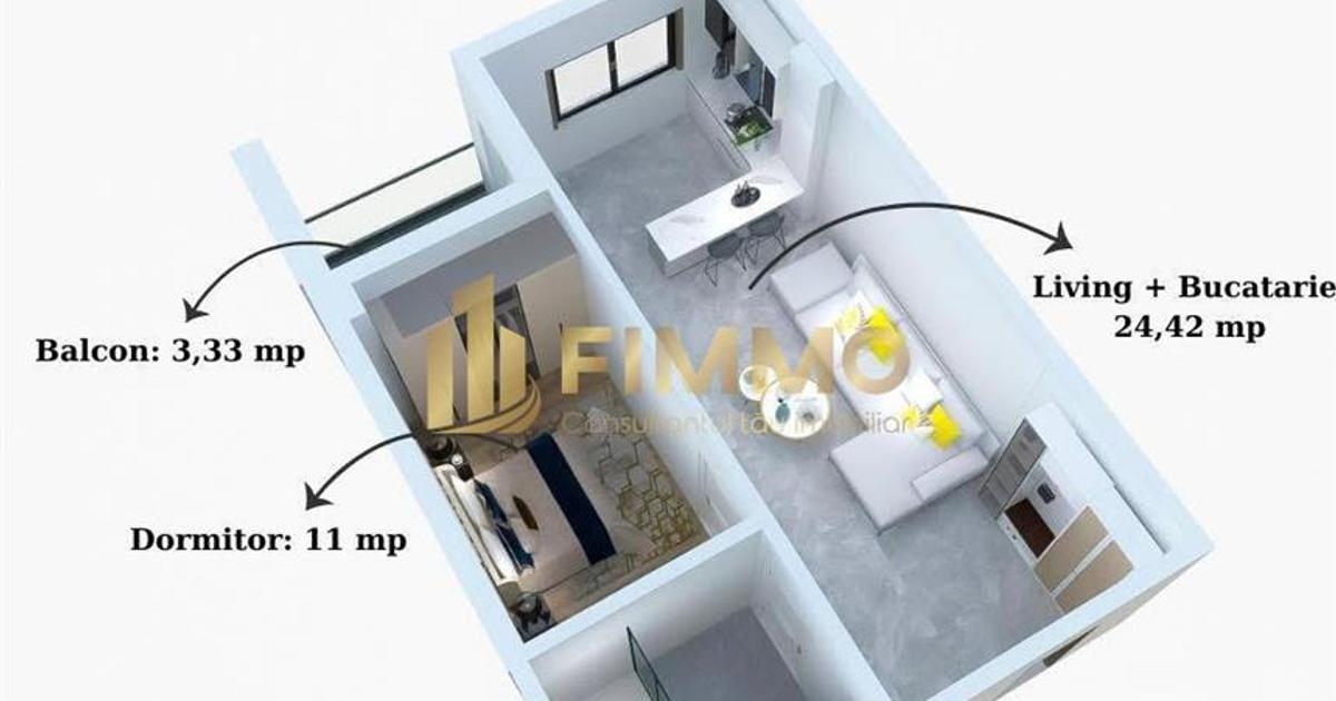 Apartament semidecomandat cu 2 camere în zona Periferie, Suceava