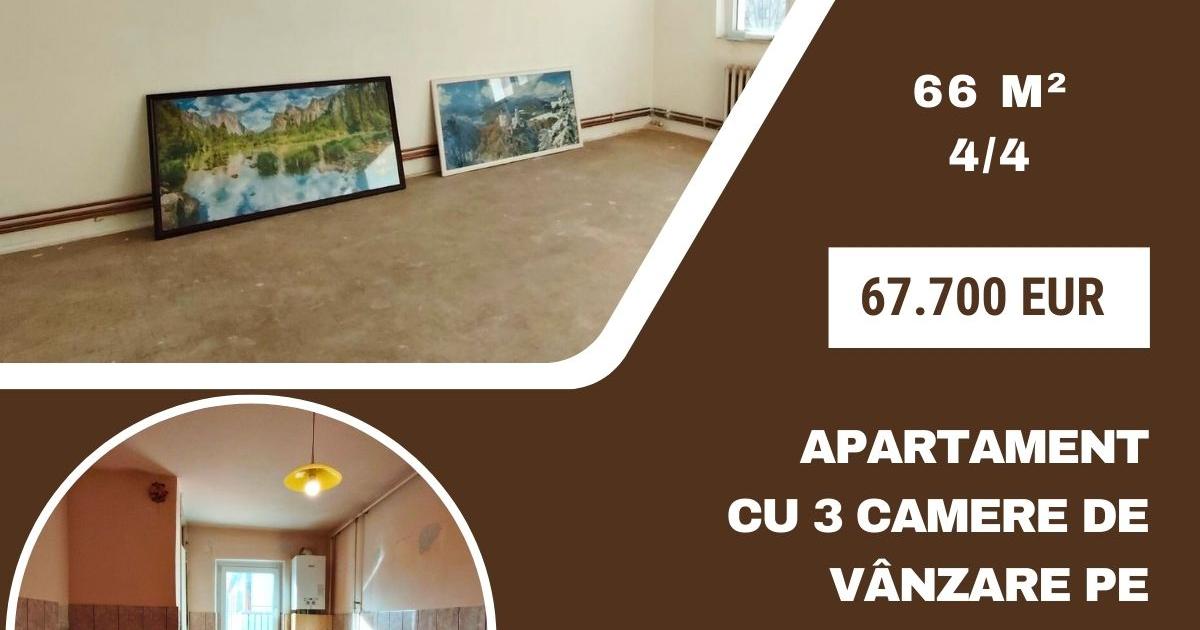 Apartament cu 3 camere în Târgu Secuiesc