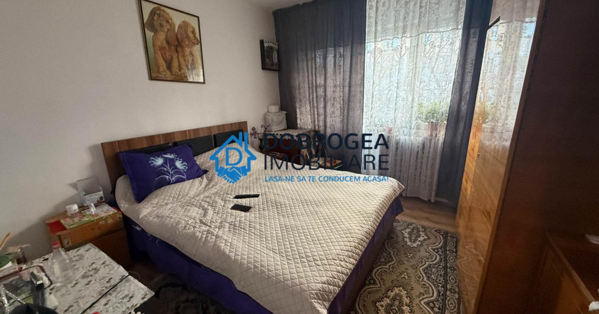 Apartament decomandat cu 3 camere în zona Păcii, Tulcea