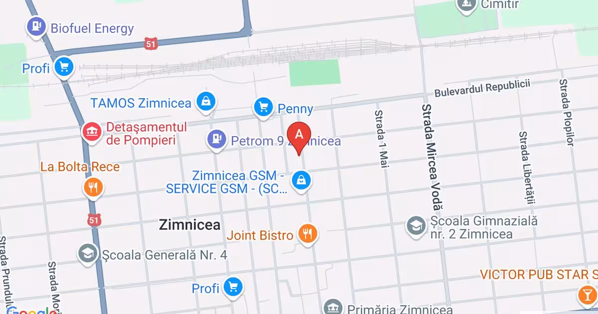 Apartament decomandat cu 2 camere în zona Central, Zimnicea