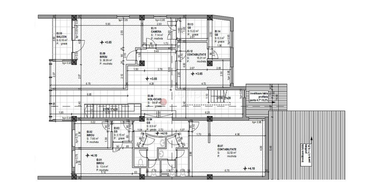 Birou în zona Vlahuță, Brașov