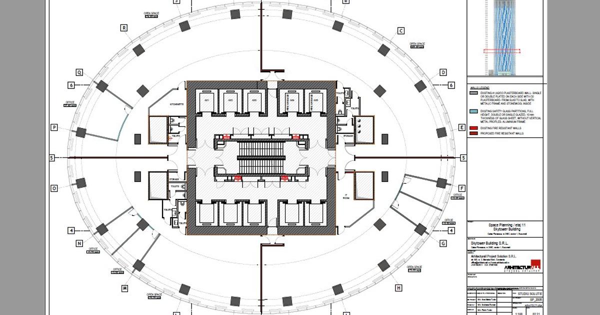Birou 4623 mp în zona Barbu Văcărescu, Sector 2