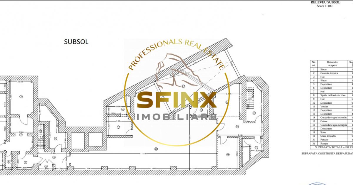 Birou 1833.94 mp în zona Unirii, Sector 3