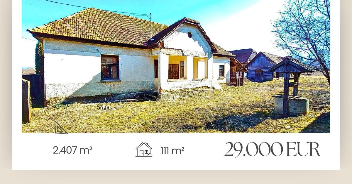 Casă cu 3 camere în Peteni