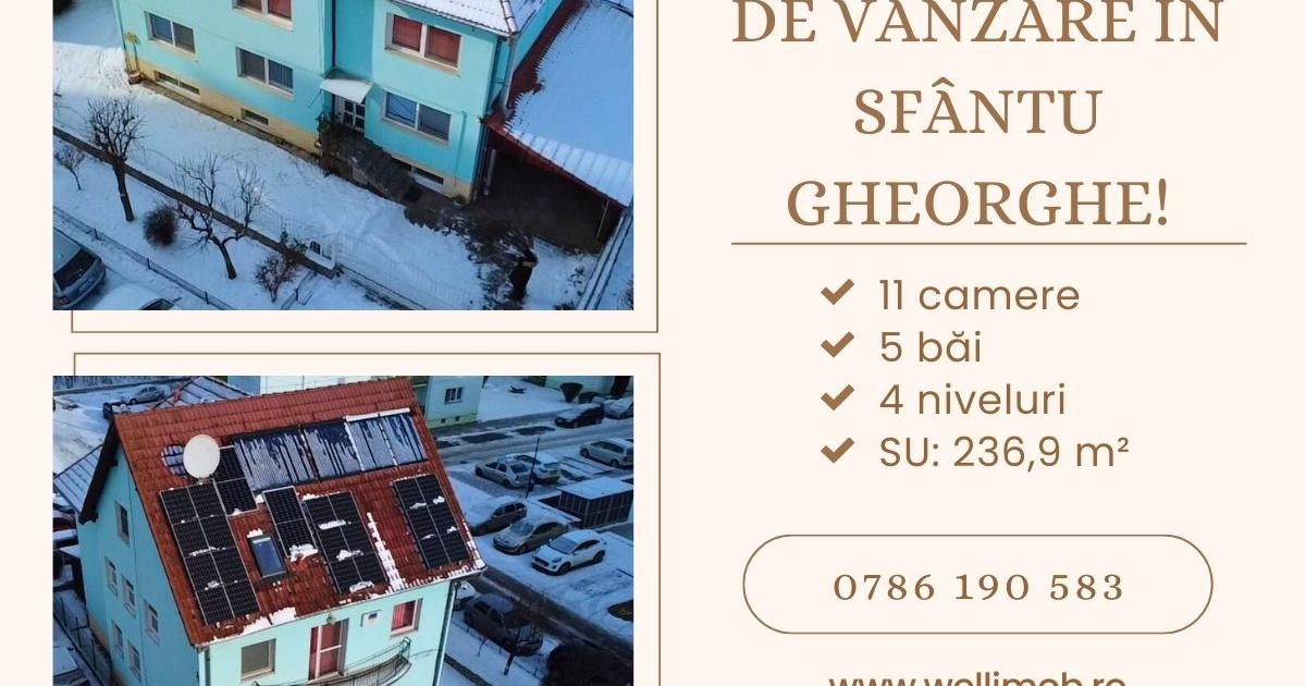 Casă cu 11 camere în zona Simeria, Sfântu Gheorghe