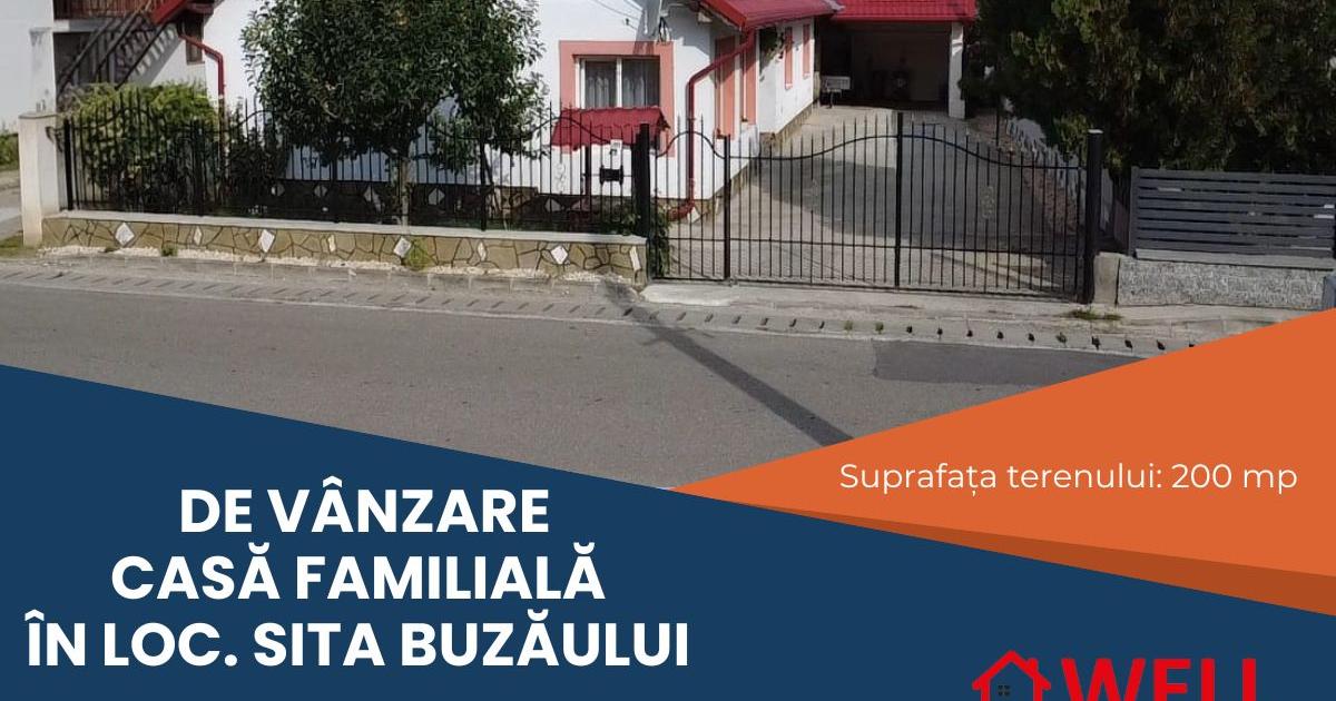 Casă 90 mp cu 4 camere în Sita Buzăului