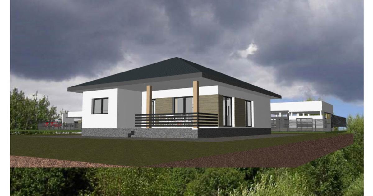 Casă individuală cu 4 camere în Băbana