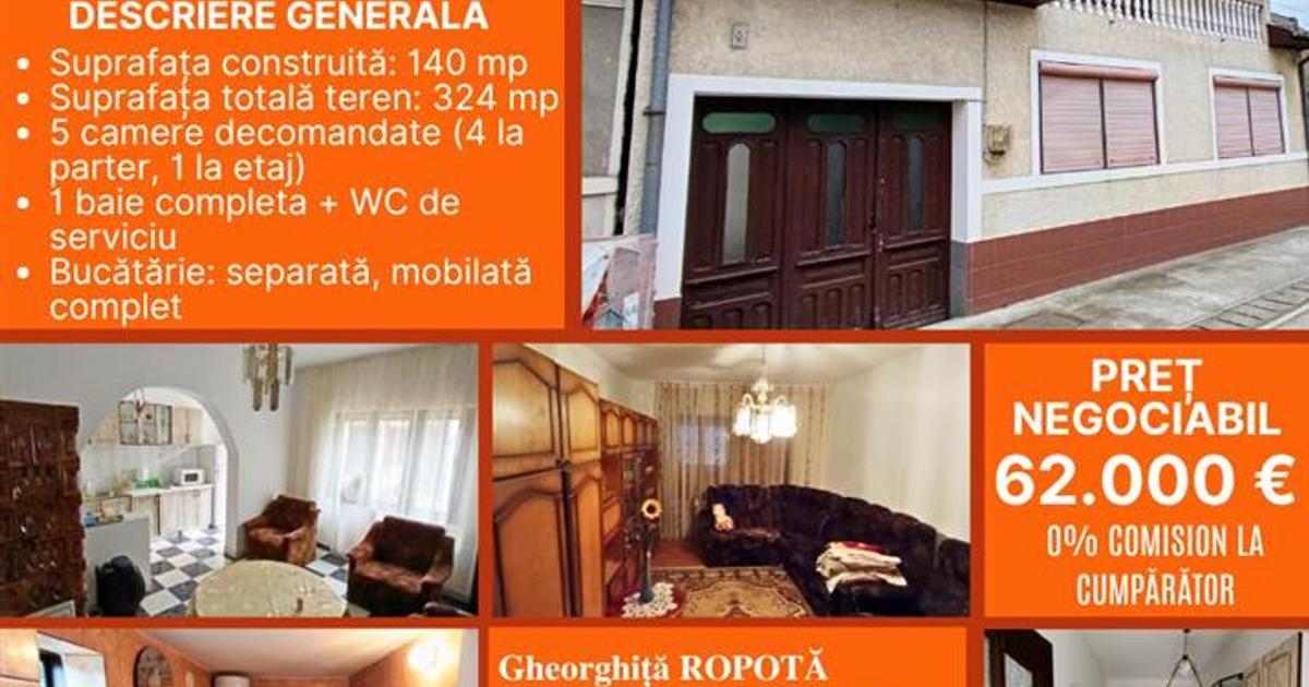 Casă individuală cu 5 camere în Berzasca