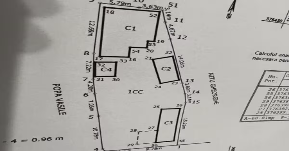 Casă individuală 80 mp cu 6 camere în Bogați