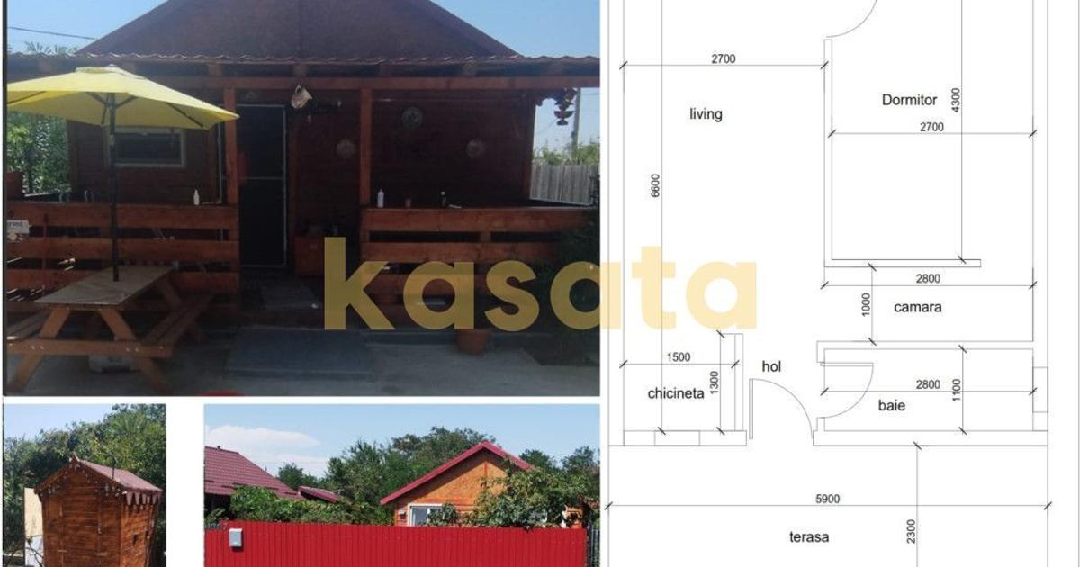 Casă individuală 55 mp cu 2 camere în Dor Mărunt