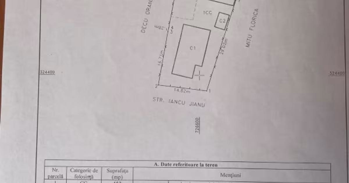 Casă individuală 124 mp cu 4 camere în zona Central, Fetești