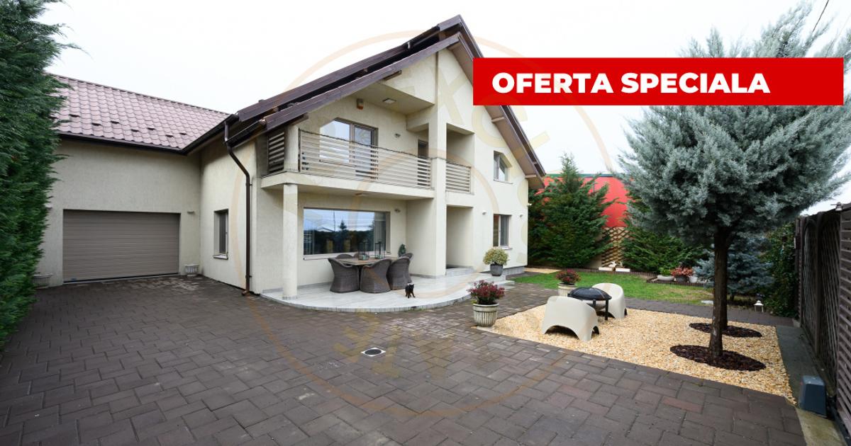Casă individuală 244 mp cu 6 camere în Geamăna