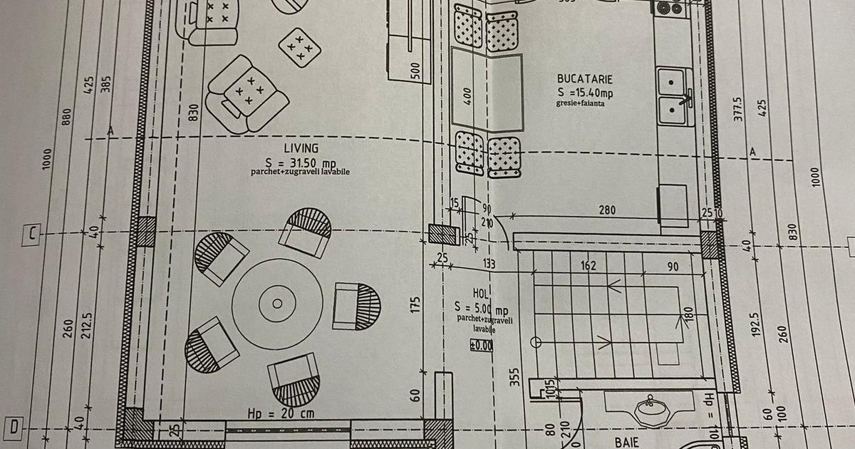 Casă individuală cu 4 camere în Gulia