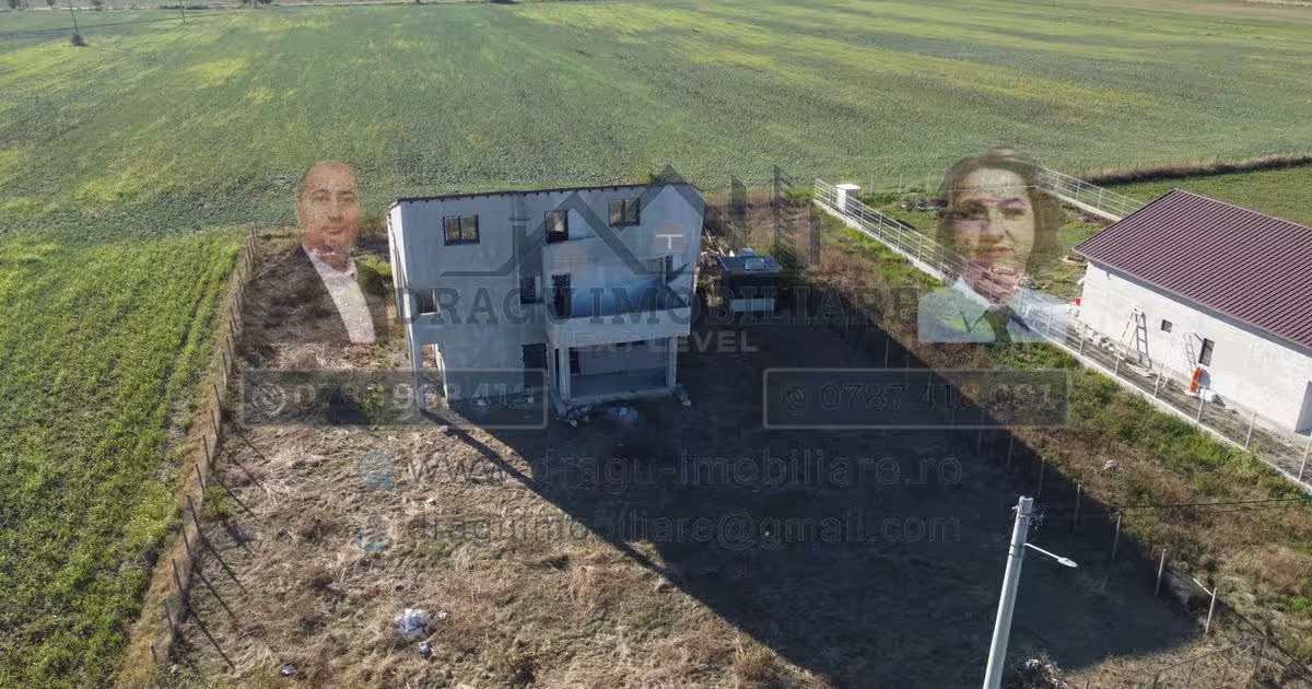 Casă individuală 450 mp cu 8 camere în Munteni