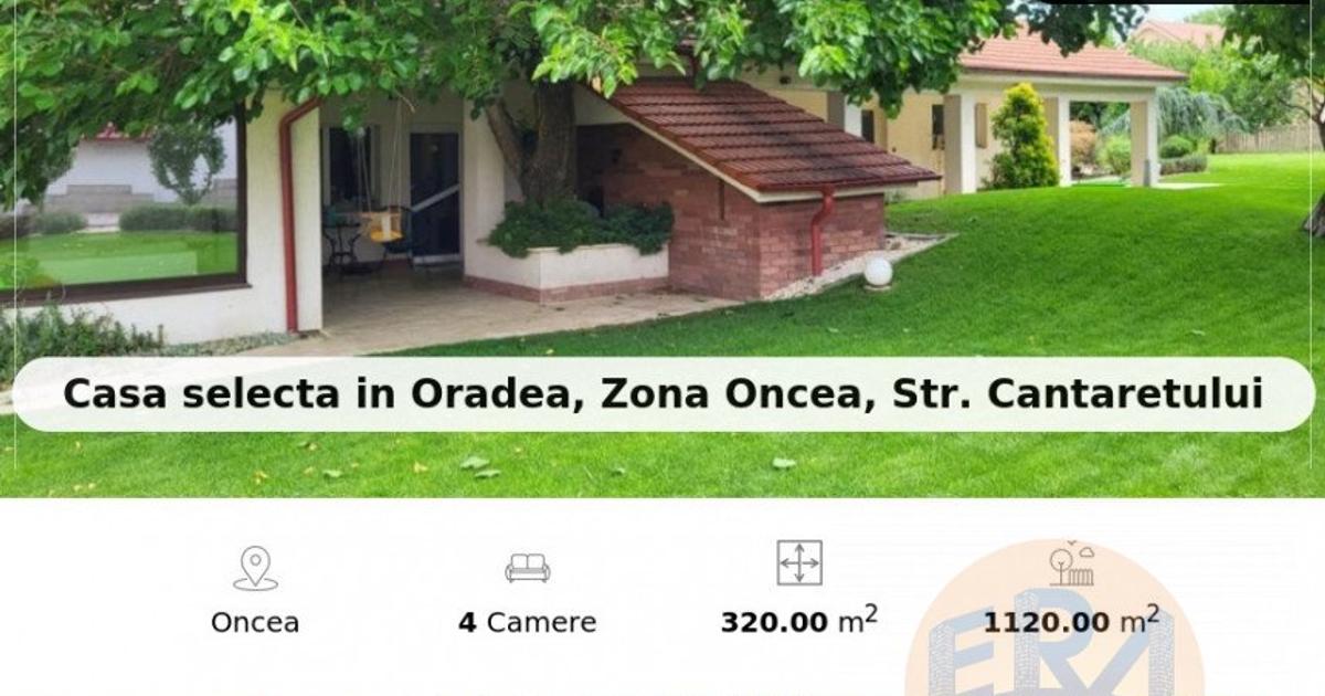Casă individuală 320 mp cu 4 camere în zona Oncea, Oradea