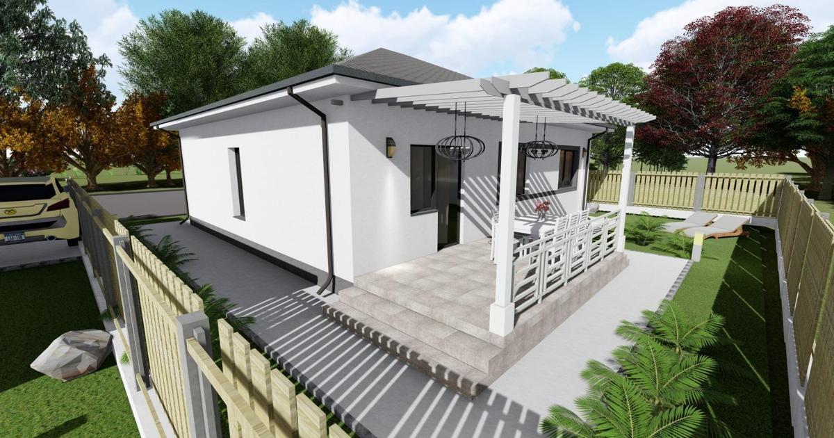 Casă individuală 105 mp cu 4 camere în Săbăreni