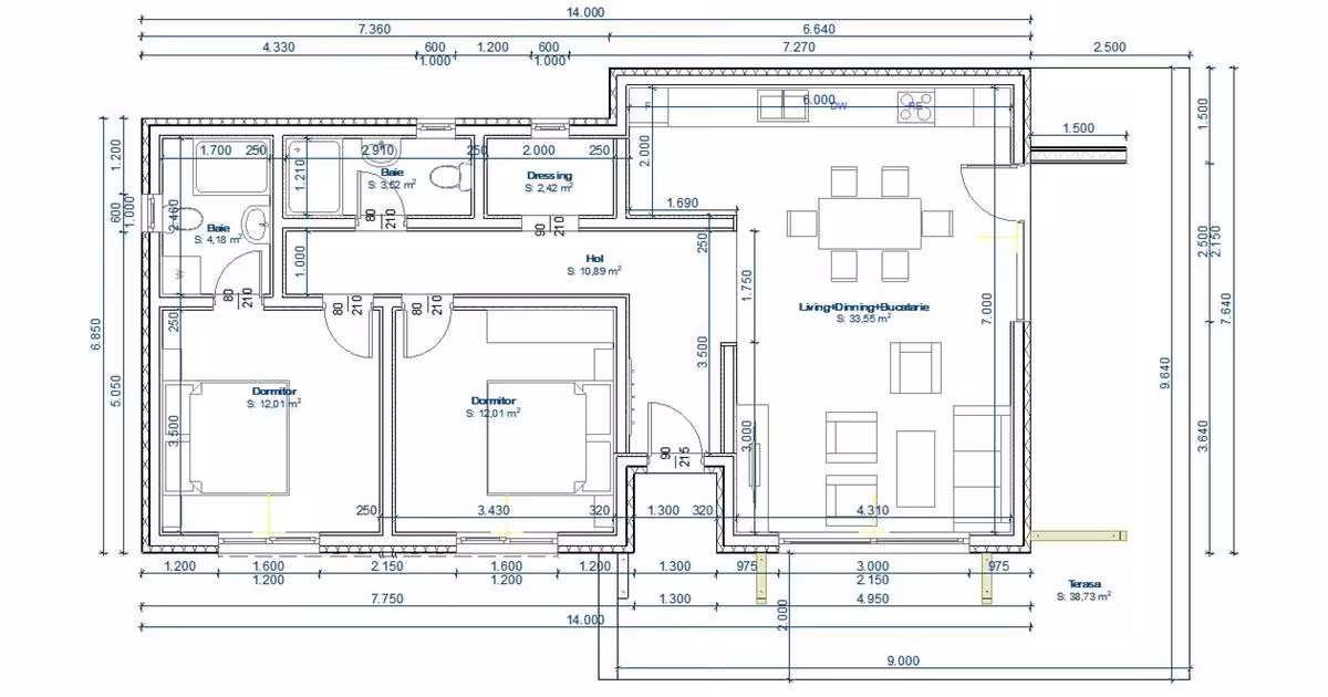 Casă individuală 79 mp cu 3 camere în Snagov