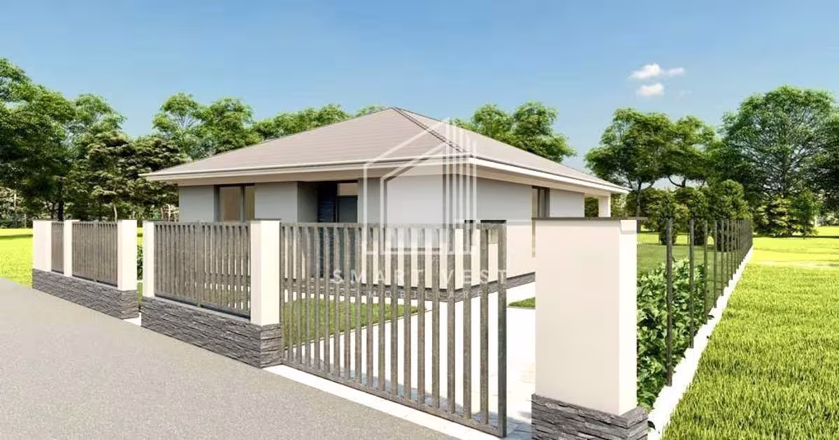 Casă individuală cu 3 camere în Vetiș