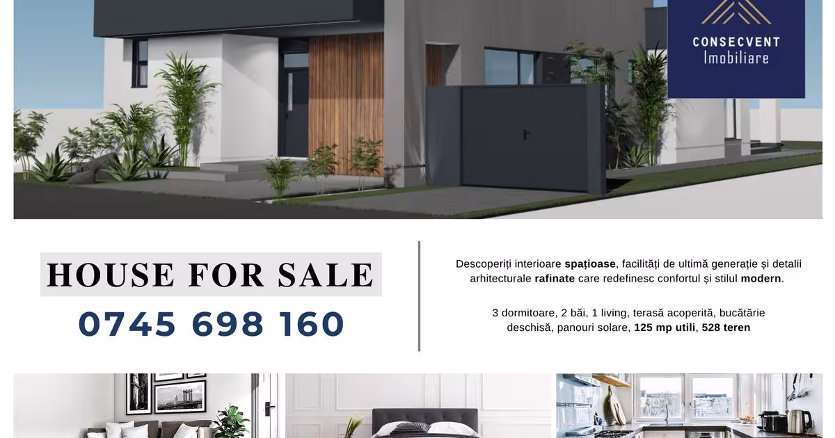 Casă individuală 100 mp cu 4 camere în Vladimirescu