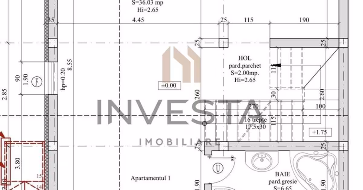 Duplex cu 3 camere în zona Borhanci, Cluj-Napoca