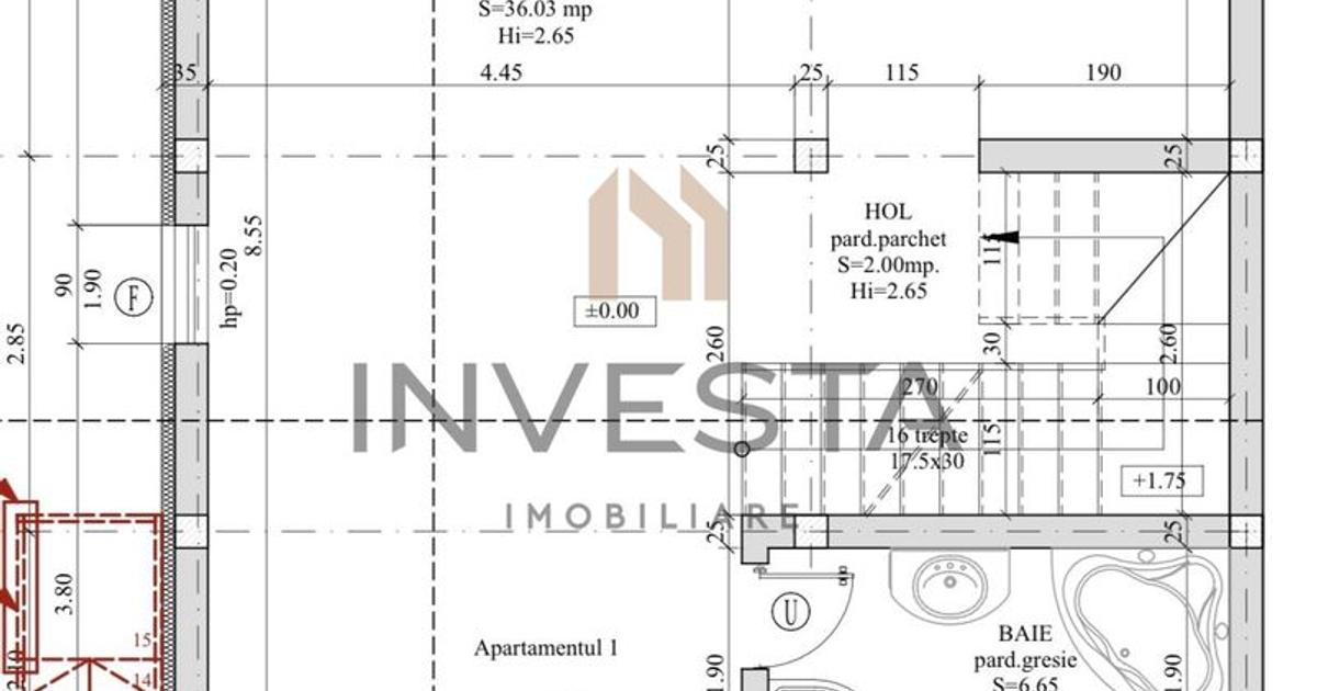 Duplex cu 3 camere în zona Borhanci, Cluj-Napoca
