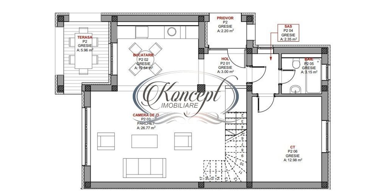 Duplex 178 mp cu 5 camere în Feleacu