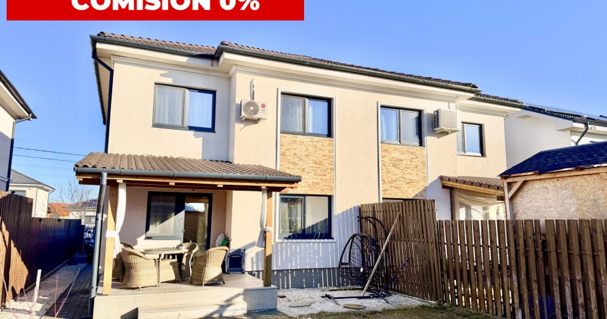 Duplex 104 mp cu 4 camere în Moșnița Nouă