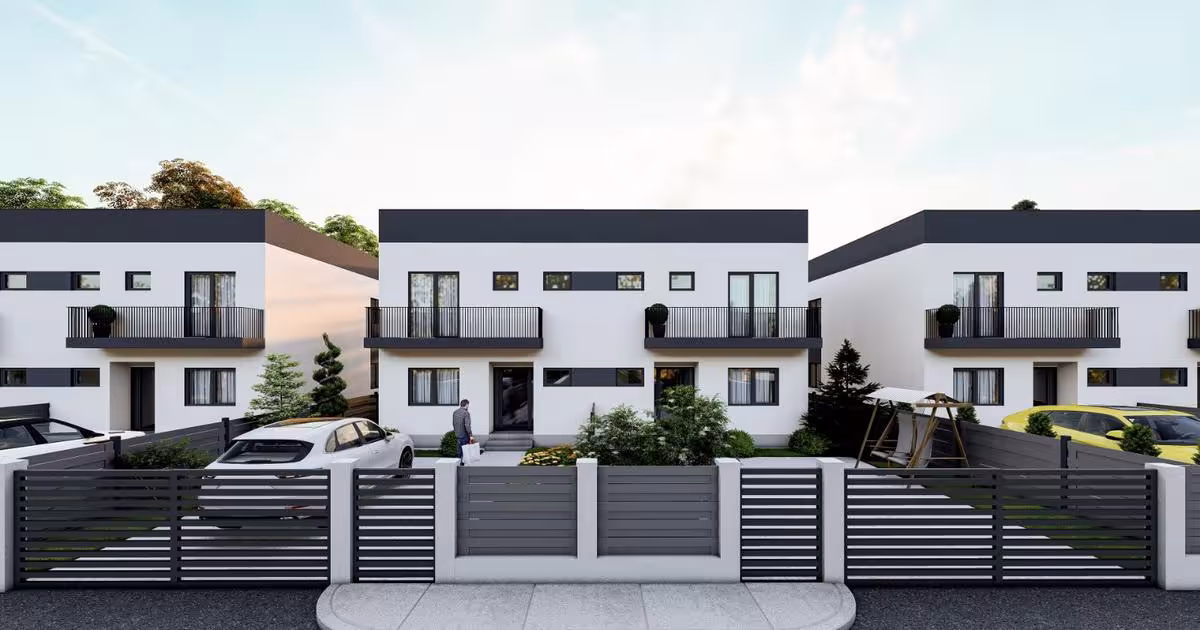 Duplex 103 mp cu 4 camere în Tărlungeni